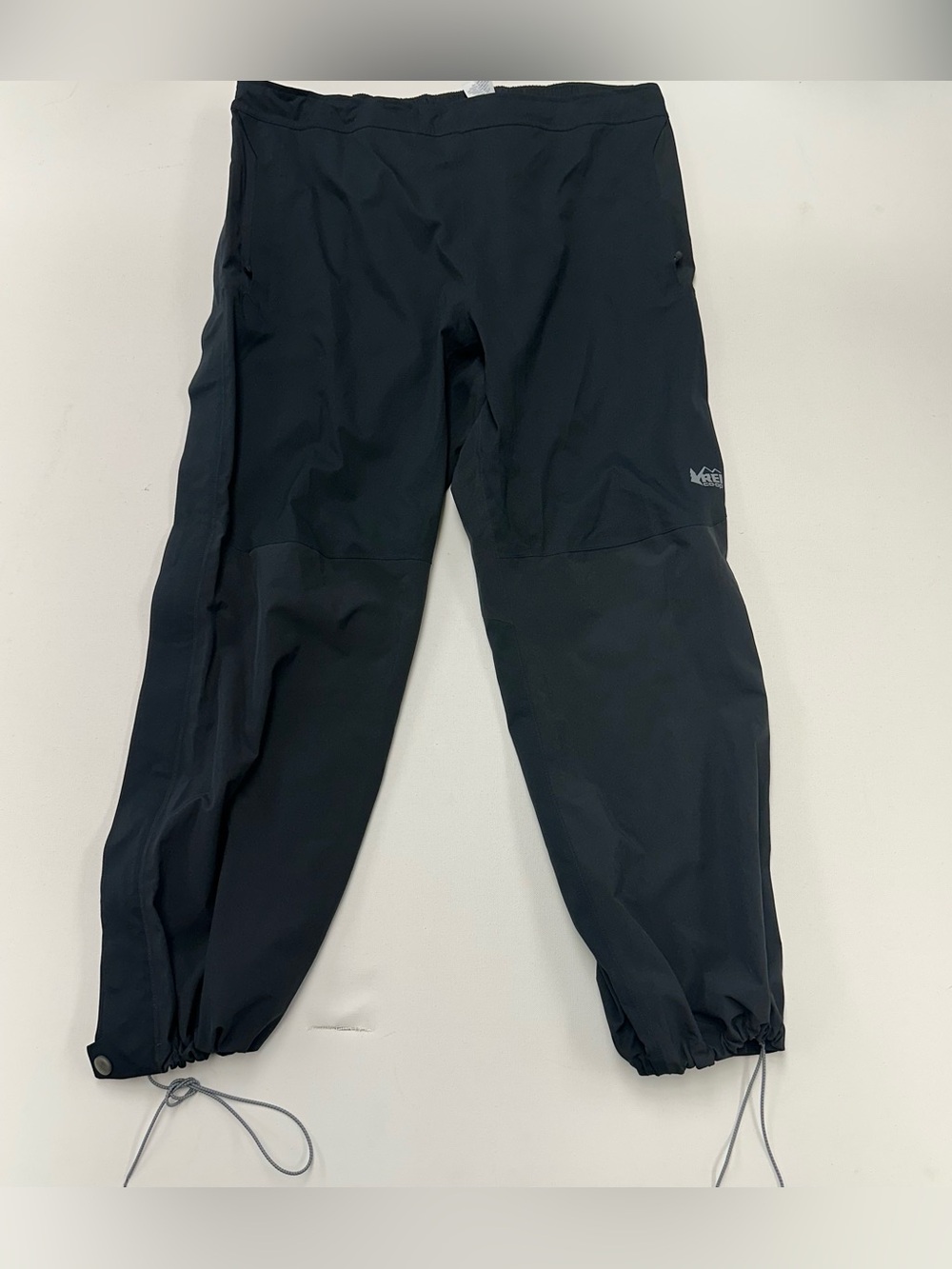 REI Co-op Peak 2.5L Rain Pants Men's XL Black Straight Leg Waterproof Hiking